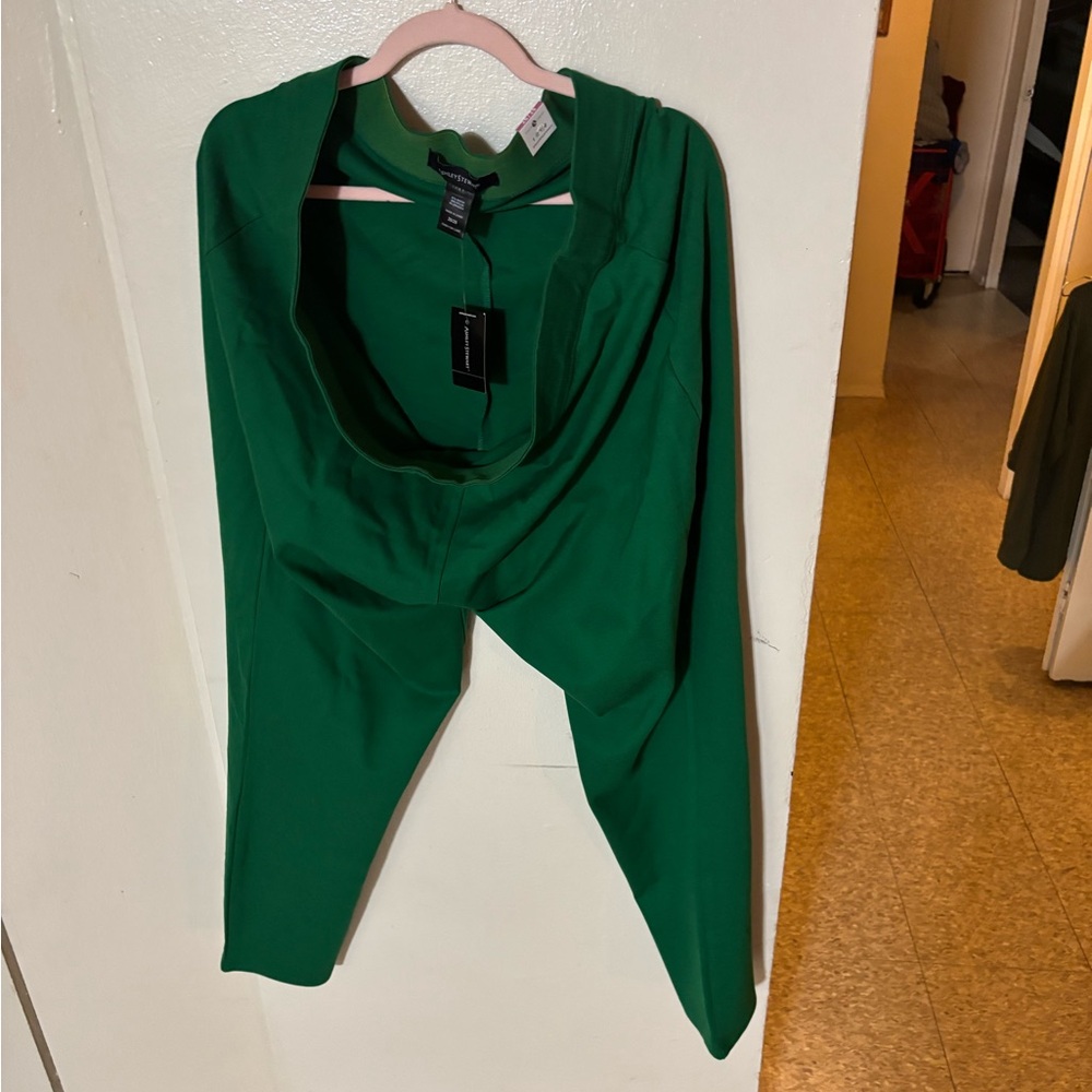 Ashley Stewart By 26 International - Vibrant Green Thick Legging Pants